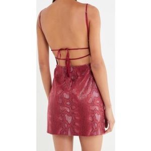 UO Textured Strappy Mini Dress